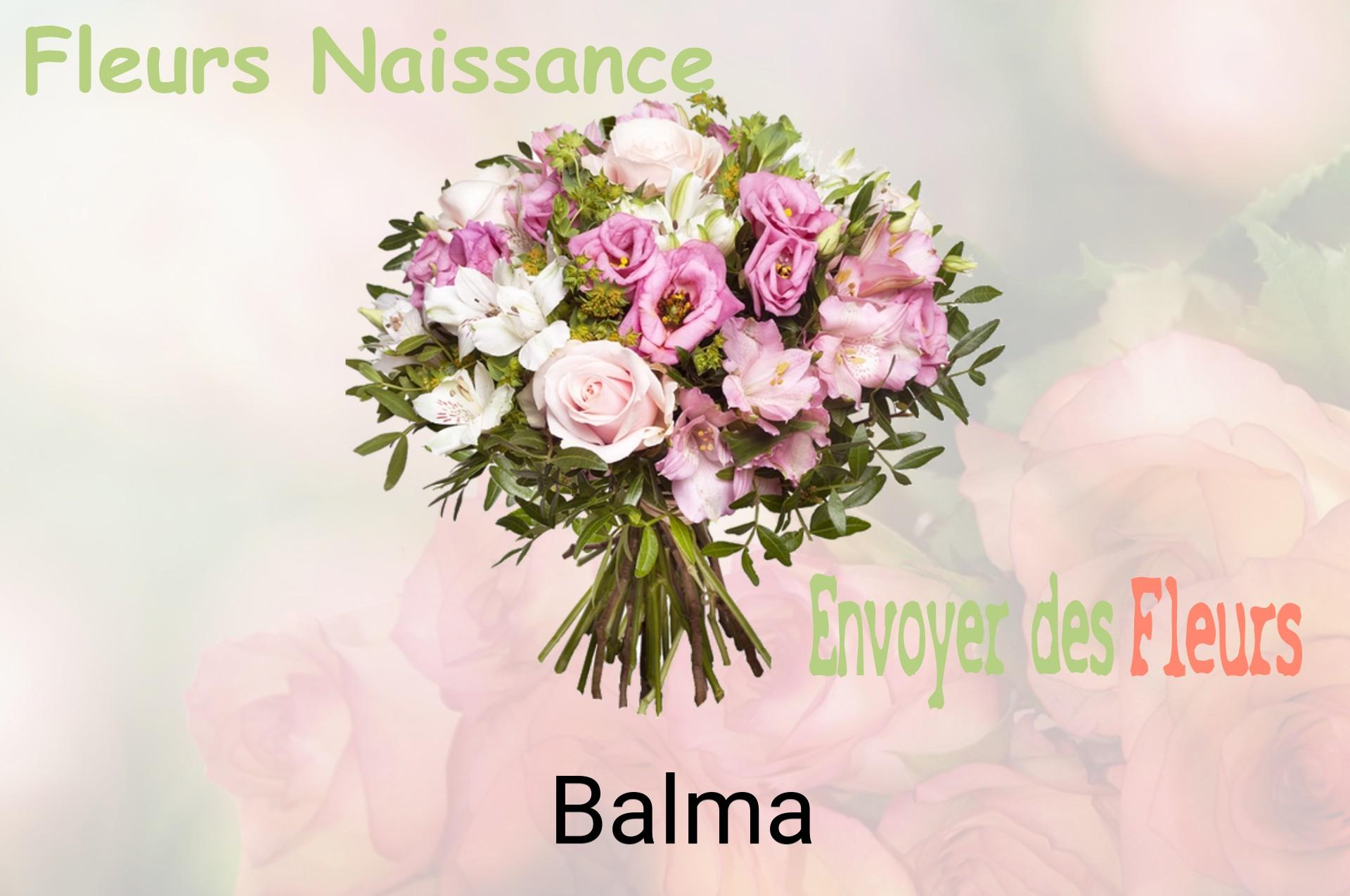 Bouquet de fleurs de naissance livré à Balma